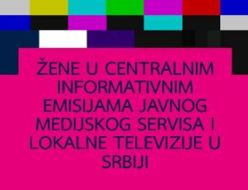 Žene u centralnim informativnim emisijama-javnog medijskog servisa i lokalne televizije u Srbiji